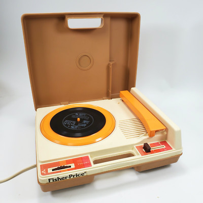 VTG 1978 Fisher Price Record Player Turntable 33 &45 RPM Works Great Looks New!-image