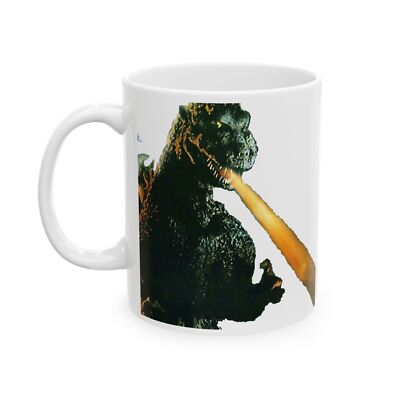 Godzilla the original Death Ray White Mug 11oz-image