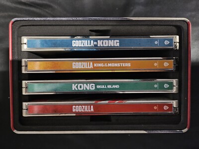 MonsterVerse 4 Film Steelbook Collection (King Kong Godzilla) 4K-image