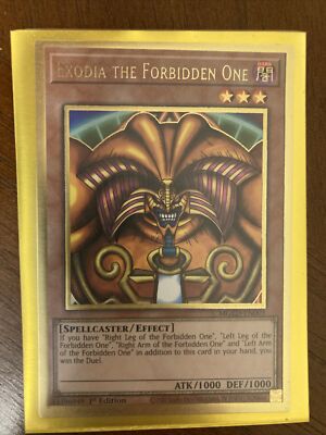 Exodia the Forbidden One MGED-EN005 Maximum Gold: El Dorado 1st Edition-image