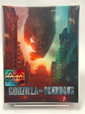 GODZILLA VS KONG [4K UHD + BD] Blu-ray STEELBOOK [MANTA LAB] DOUBLE LENTICULAR-image