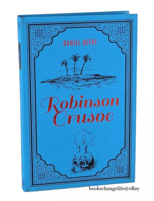 ROBINSON CRUSOE by Daniel Defoe Soft Faux Leather Classics Book *Brand New*-image