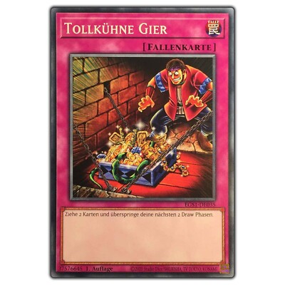 EGS1-DE035 Crazy Greed 1 Edition from Egyptian God Deck Slifer the Sky Dragon-image