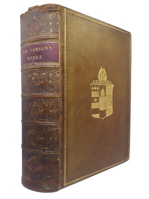 THE WORKS OF BEN JONSON 1879 LEATHER-BOUND-image