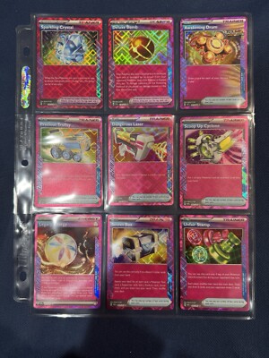 Pokemon TCG Aspec Sparkling Crystal Awakening Drum Dangerous Lazer Holo Card Set-image
