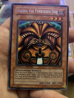 Yugioh! Exodia The Forbiden One #MC1-EN001 Limited Edition Secret Rare ✅ MINT ✅-image