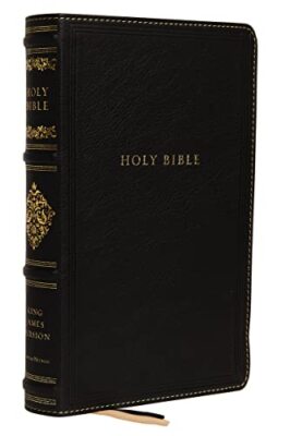 KJV Personal Size Reference Bible Sovereign Collection Genuine  by Thomas Nelson-image
