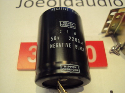 Fisher 203 Original Capacitor 50Volt 2200UF w/ Mount & Screws. Parting Out 203-image