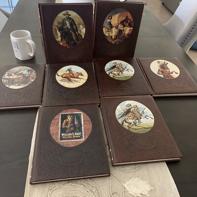 Time Life Books ~The Old West Series Set ~ 8 Volume ~ Brown Leather Hardcover-image