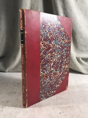 Trilby by George du Maurier Antique Fine Leather Binding Book 1st Serial Edition-image