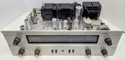 Vintage The Fisher Model 400 - Wide-Band FM Multiplex Tube Amp Receiver TURNS ON-image
