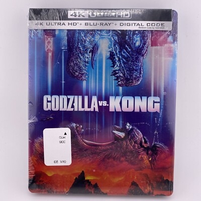 Godzilla vs. Kong ( 4K Ultra HD + Blu-Ray + Digital Code ) Steelbook Brand New !-image
