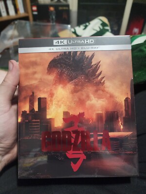 Godzilla 4K 1-Click SteelBook [2014] MANTA LAB BRAND NEW -image