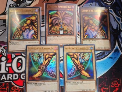 Exodia the Forbidden One Set - Ultra Rare - LOB-EN120-124 NM 25th Yugioh -image