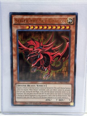 Yugioh Card - Slifer The Sky Dragon, LDK2-ENS01, LIMITED EDITION-image