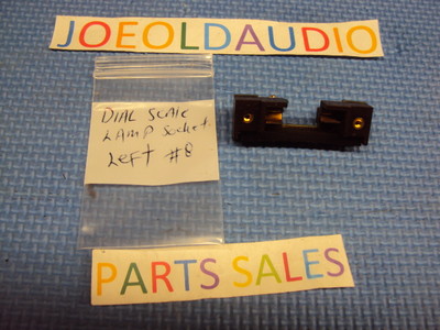 The Fisher 600-T Original AM/FM Dial Scale Lamp Socket. Left. Parting Out 600-T.-image