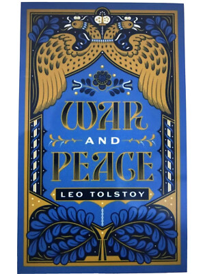 ❤️WAR AND PEACE by Leo Tolstoy Leather Bound Classics Sealed BRAND NEW-image