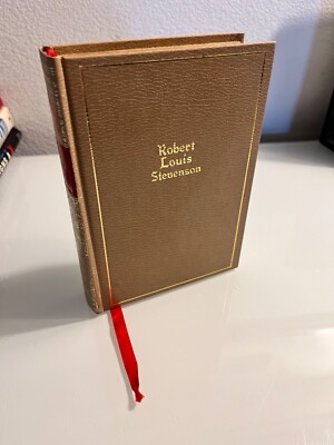 WORKS OF ROBERT LOUIS STEVENSON In One Vol. Black Reader Service Faux Leather-image