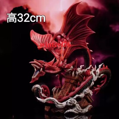 Anime Yu-Gi-Oh 32cm Slifer the Sky Dragon Egyptian God Figure Statue Pendant-image
