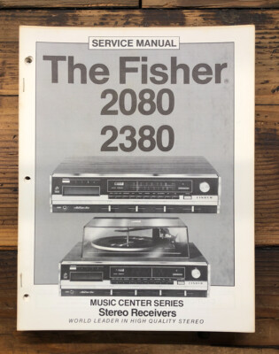 Fisher Model 2080 2380 Receiver  Service Manual *Original*-image