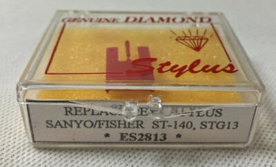 NOS Diamond ES2813 Replacement Stylus Needle for Sanyo/Fisher ST140, STG13-image