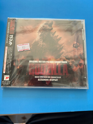Godzilla MOVIE Soundtrack By Alexandre Desplat CD, 2014 JAPAN RELEASE OST RARE-image