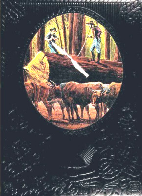 The Loggers Old West Series Time Life Books Vintage Leatherette Hardcover 1976!!-image