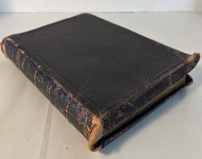 Antique 1884 Holy Bible SS Teachers Edition, Oxford Press, Leather HC-image