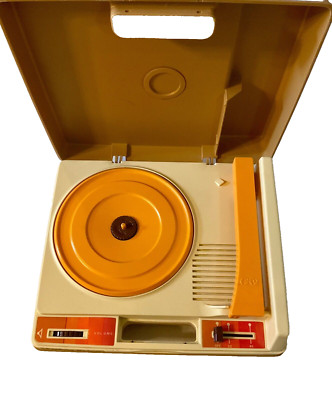 Vintage 1978 Fisher Price 33 & 45 RPM Record Player Model 825 WORKS #380-image