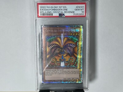 Yu-Gi-Oh! 1st Ed. Exodia the Forbidden One BLCR-EN101 Starlight Rare PSA 10-image