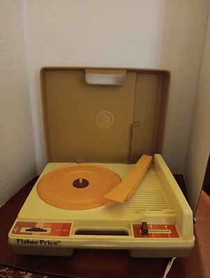 Vintage Fisher Price 825 Portable Record Player Phonograph Works 1978 Exc Cond-image