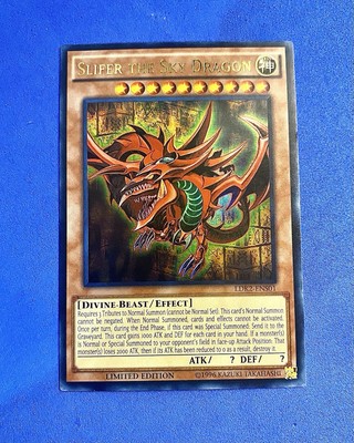 Yugioh -Slifer the Sky Dragon- LDK2-ENS01 Ultra Rare Limited Edition Near Mint-image
