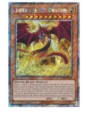 Slifer the Sky Dragon - RA03-EN244 - Platinum Secret Rare LP-image