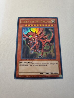 Yugioh - Slifer The Sky Dragon YGLD-ENG01 VLP Limited Ultra Rare-image