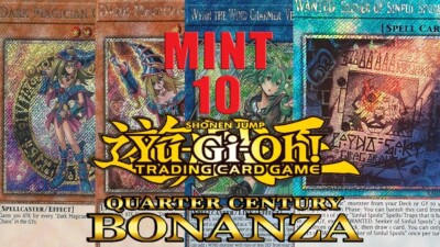 Yugioh Quarter Century Bonanza RA03 Platinum Secret Rare 1st Edition MINT-image