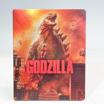 Godzilla 2014 3D Steelbook Case Only No Disc Used Collectible-image