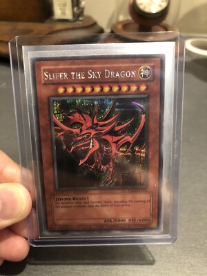 Slifer The Sky Dragon YMA-EN001 Yu-Gi-Oh! TCG Card NM Secret Rare Promo-image
