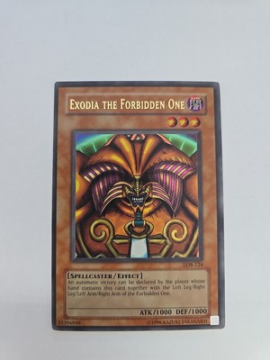 Yugioh! Exodia the Forbidden One LOB-124 Unlimited Ultra Rare NM-image