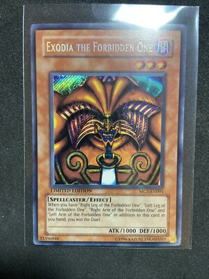 Yugioh - Exodia the Forbidden One MC1-EN001 Secret Rare Limited Edition - NM-image