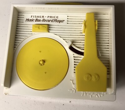 Fisher Price Child’s Music Box Record Player  w/ 4 Records 2010-image