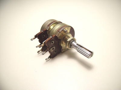 FISHER 202 RECEIVER PARTS - control - bass, etc.  200K-image