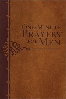 One-Minute Prayers for Men (Milano Softone) (Leather Bound) (UK IMPORT)-image