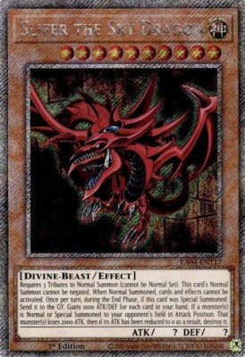 Slifer the Sky Dragon (RA04-EN117) - Platinum Secret Rare - 1st Edition-image