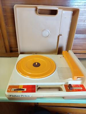 Vintage 1978 Fisher-Price Record Player Portable Phonograph #825 Works - 33 & 45-image
