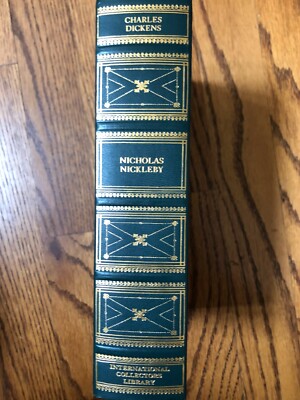 NICHOLAS NICKLEBY by Charles Dickens International Collectors Library  24K Decor-image
