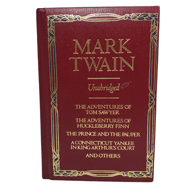 Mark Twain - Greenwich Unabridged Classics 1982 Hardcover Leather (Illustrated)-image