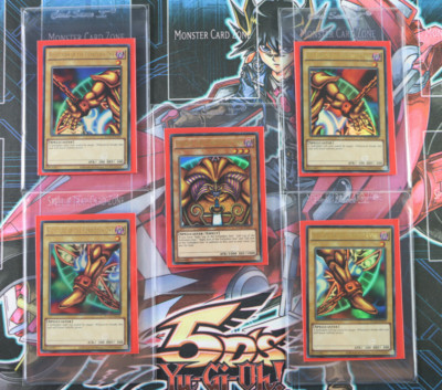 YuGiOh Exodia The Forbidden One YGLD-ENA17 A18 A19 A20 A21 Ultra Rare 5 Card Set-image