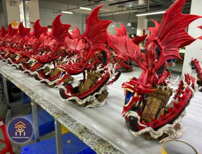 Aftershock Studio Yu-Gi-Oh! Slifer the Sky Dragon Resin Statue In Stock H45CM-image