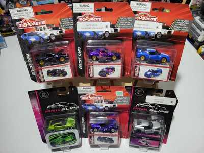 Pink Slips Nissan GT-R Nismo GT3 & Nissan Skyline GT-R Majorette Set of 6 R35-image