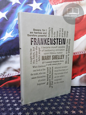 NEW Frankenstein by Mary Shelley Faux Leather Word Cloud Edition-image